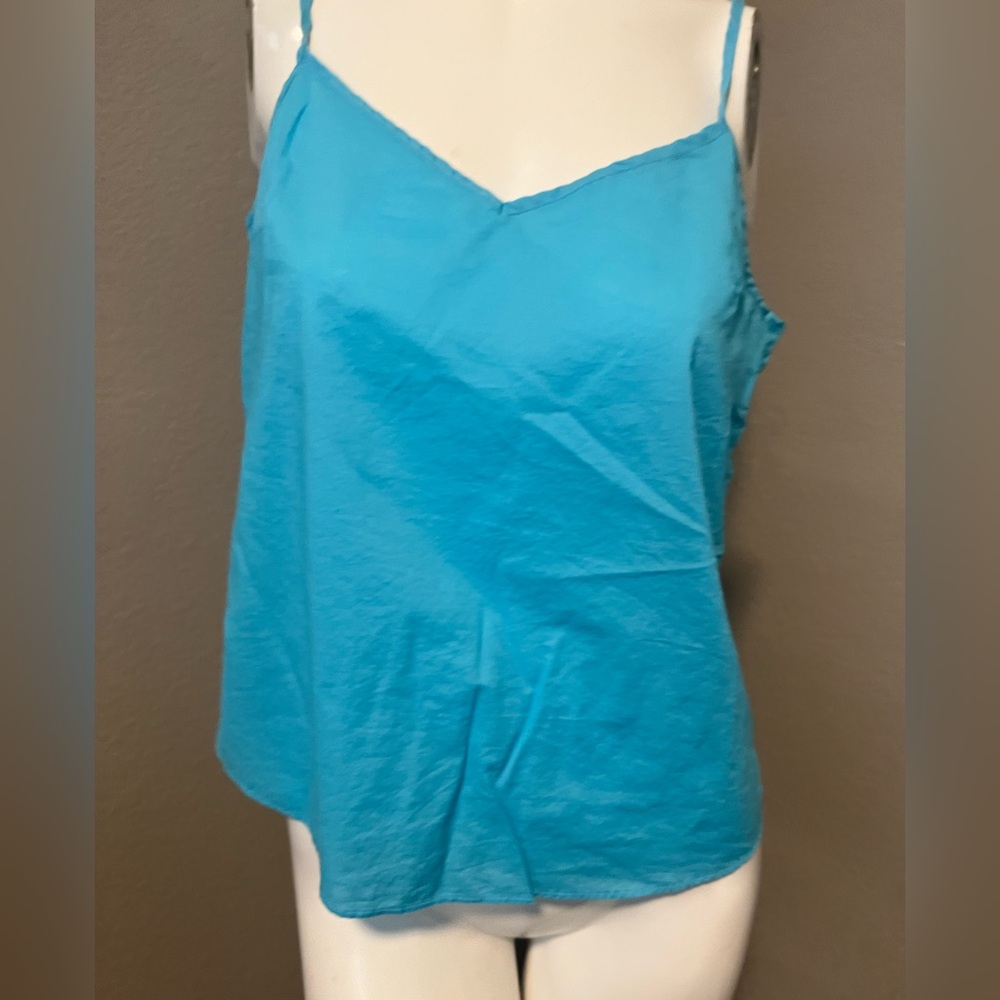 J. CREW Women’s Turquoise Eyelet LS  Button-Down Top Shirt Size M - Picture 7 of 16